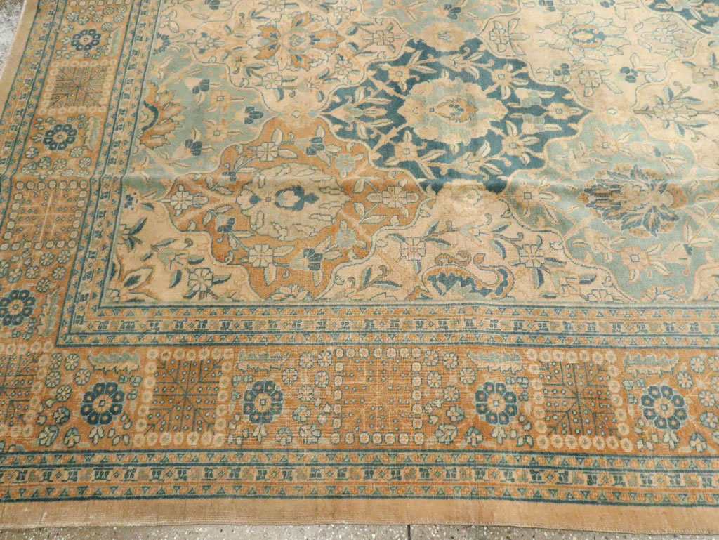 Antique Persian Tabriz Carpet, No.16670 - Staging