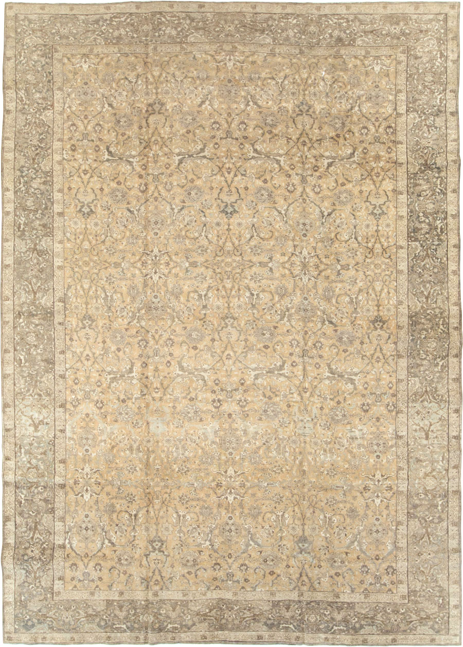Antique Persian Tabriz Carpet, No.16671 - Staging