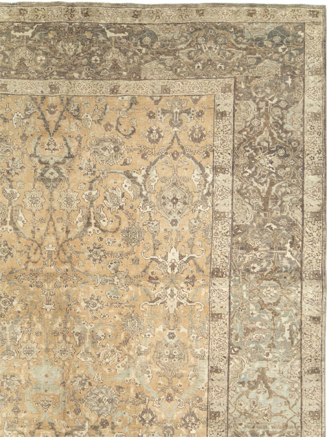 Antique Persian Tabriz Carpet, No.16671 - Staging