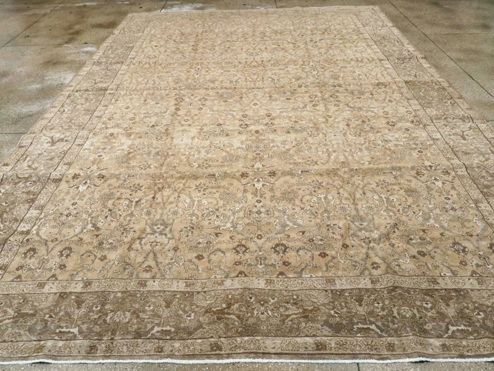 Antique Persian Tabriz Carpet, No.16671 - Staging