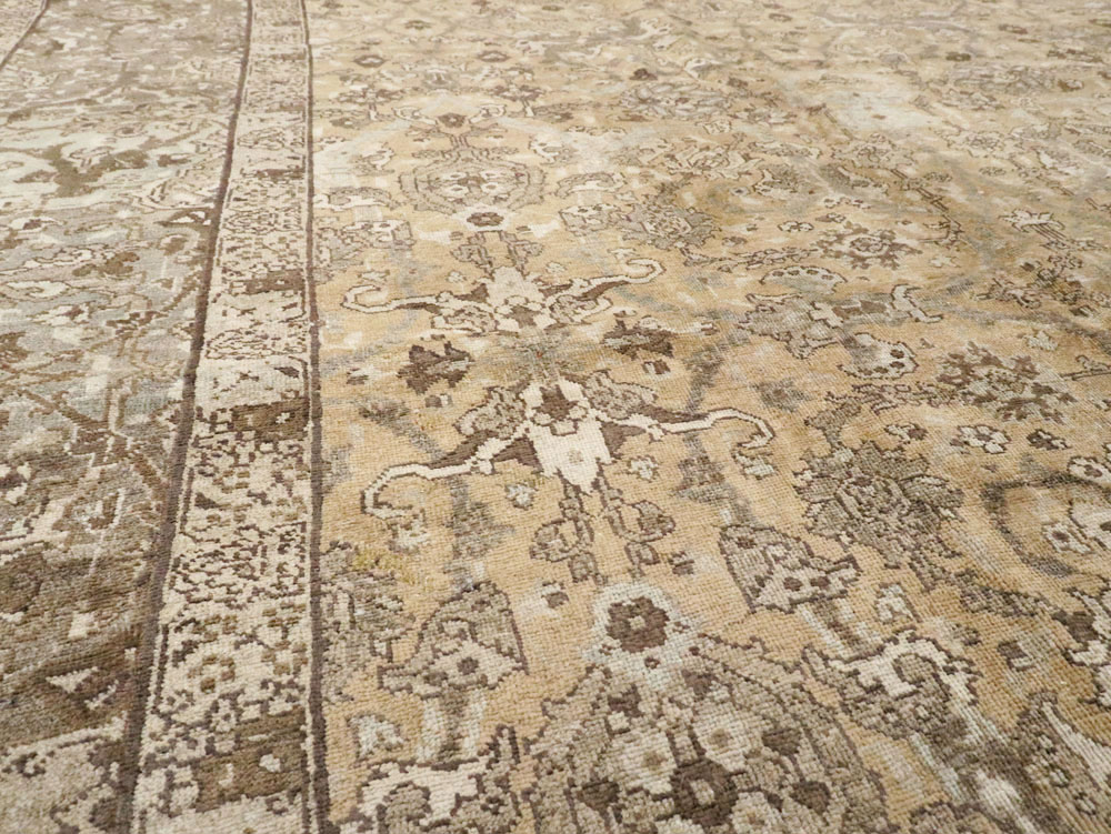 Antique Persian Tabriz Carpet, No.16671 - Staging
