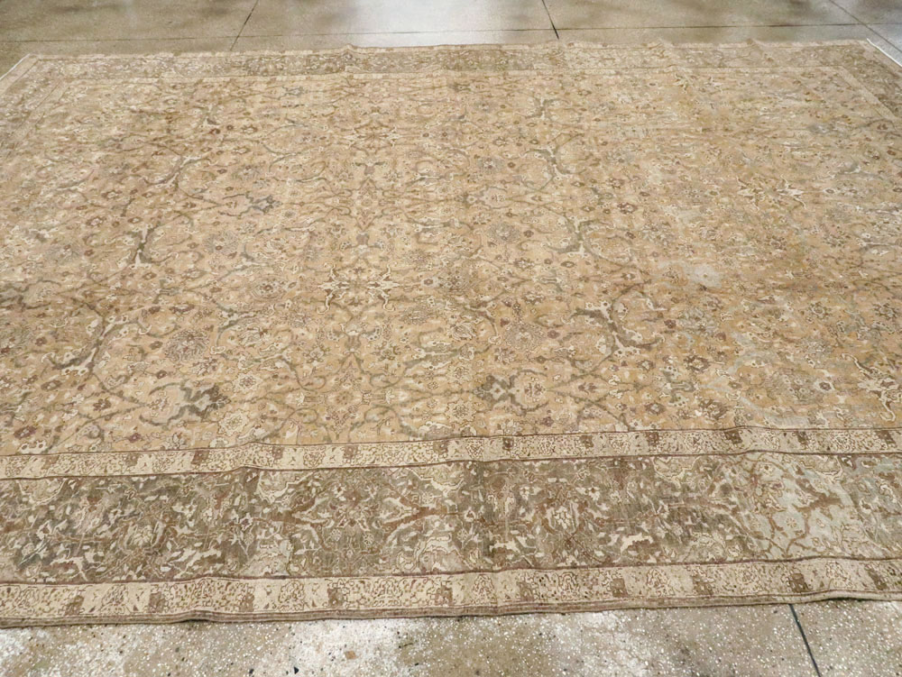 Antique Persian Tabriz Carpet, No.16671 - Staging