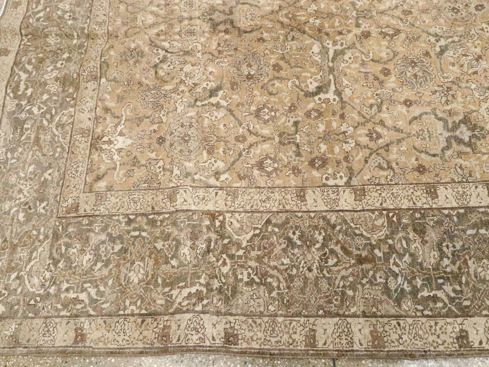 Antique Persian Tabriz Carpet, No.16671 - Staging