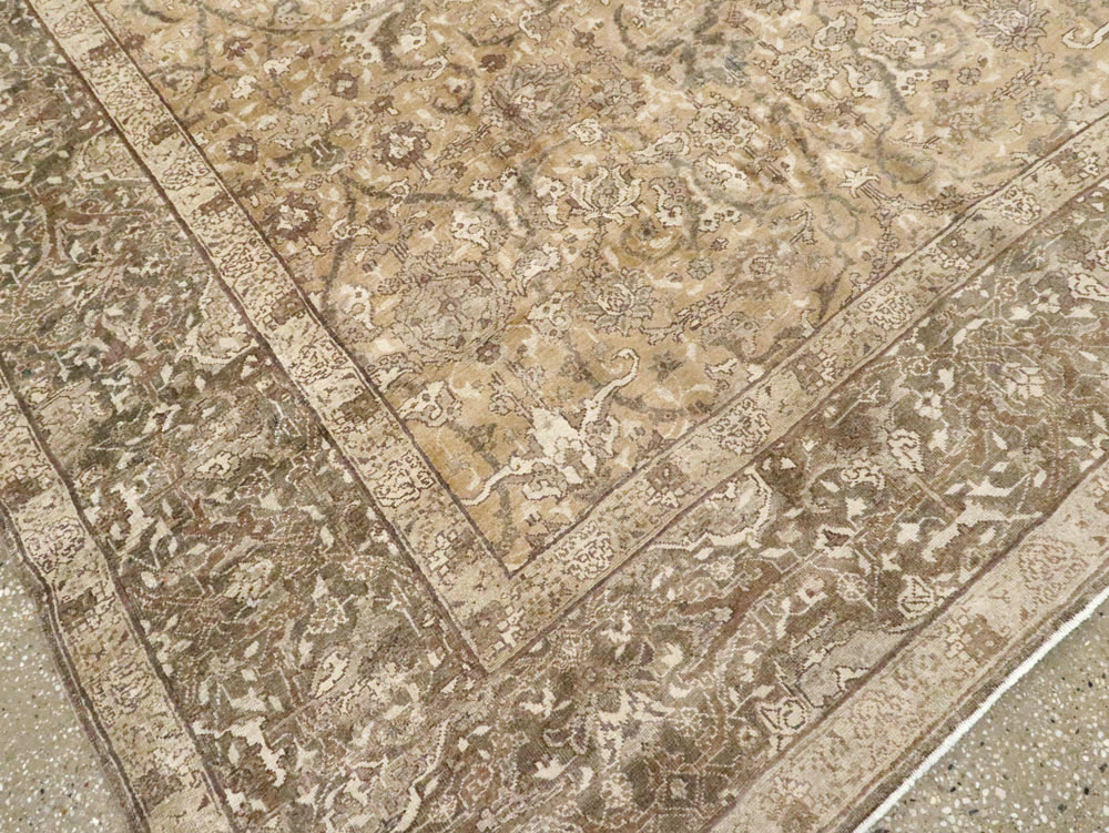 Antique Persian Tabriz Carpet, No.16671 - Staging