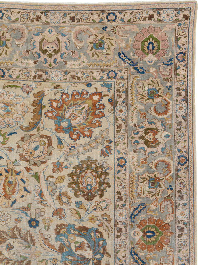 Antique Persian Tabriz Carpet, No.16672 - Staging