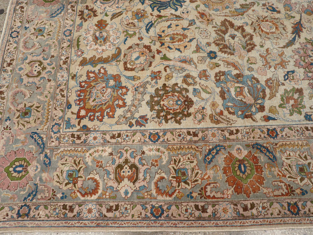 Antique Persian Tabriz Carpet, No.16672 - Staging