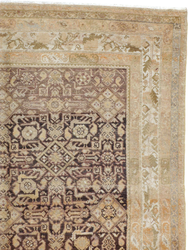 Antique Persian Malayer Carpet, No.16673 - Staging