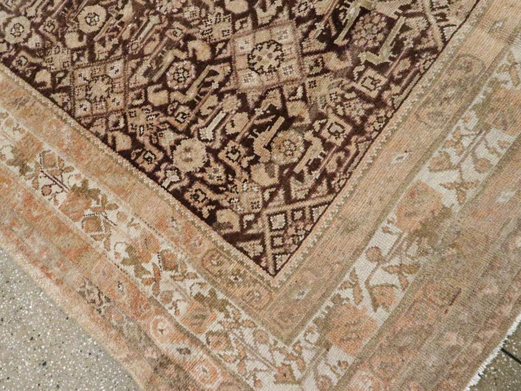 Antique Persian Malayer Carpet, No.16673 - Staging