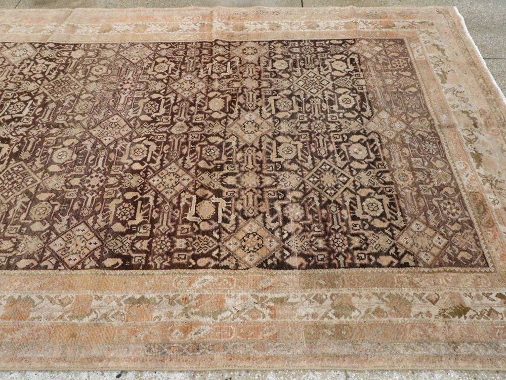 Antique Persian Malayer Carpet, No.16673 - Staging