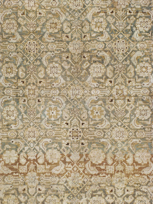 Antique Persian Malayer Carpet, No.16674 - Staging