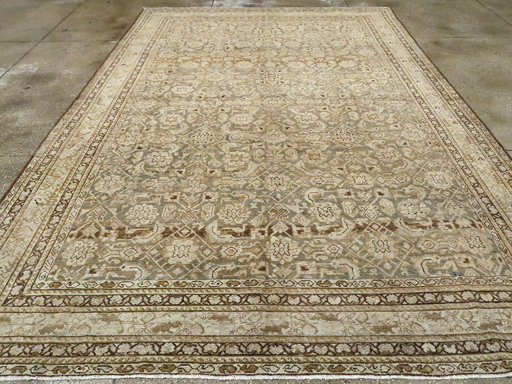 Antique Persian Malayer Carpet, No.16674 - Staging