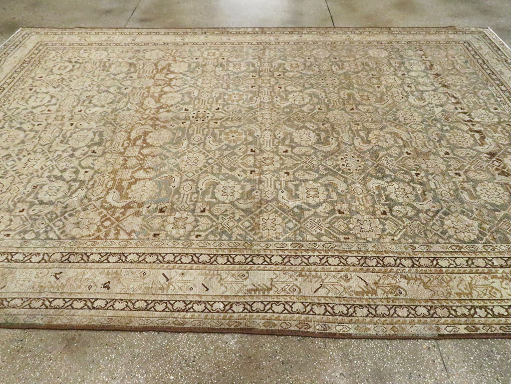 Antique Persian Malayer Carpet, No.16674 - Staging