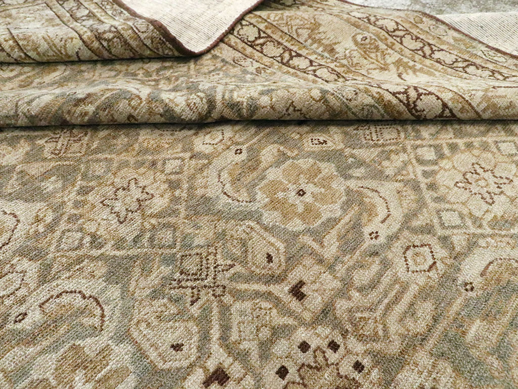 Antique Persian Malayer Carpet, No.16674 - Staging