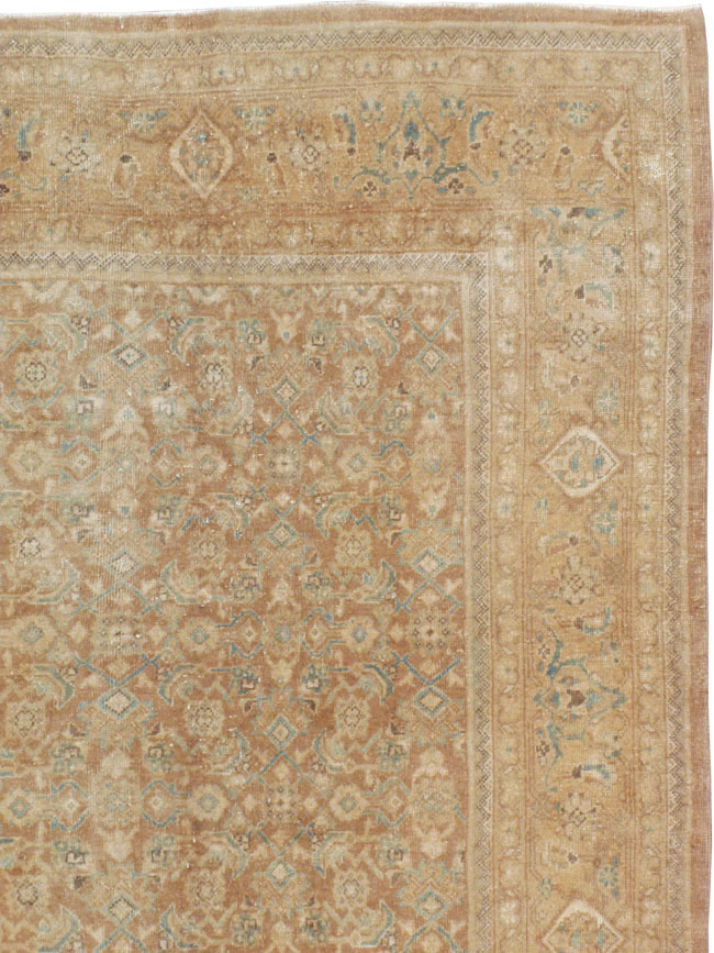 Vintage Persian Mahal Carpet, No.16681 - Staging