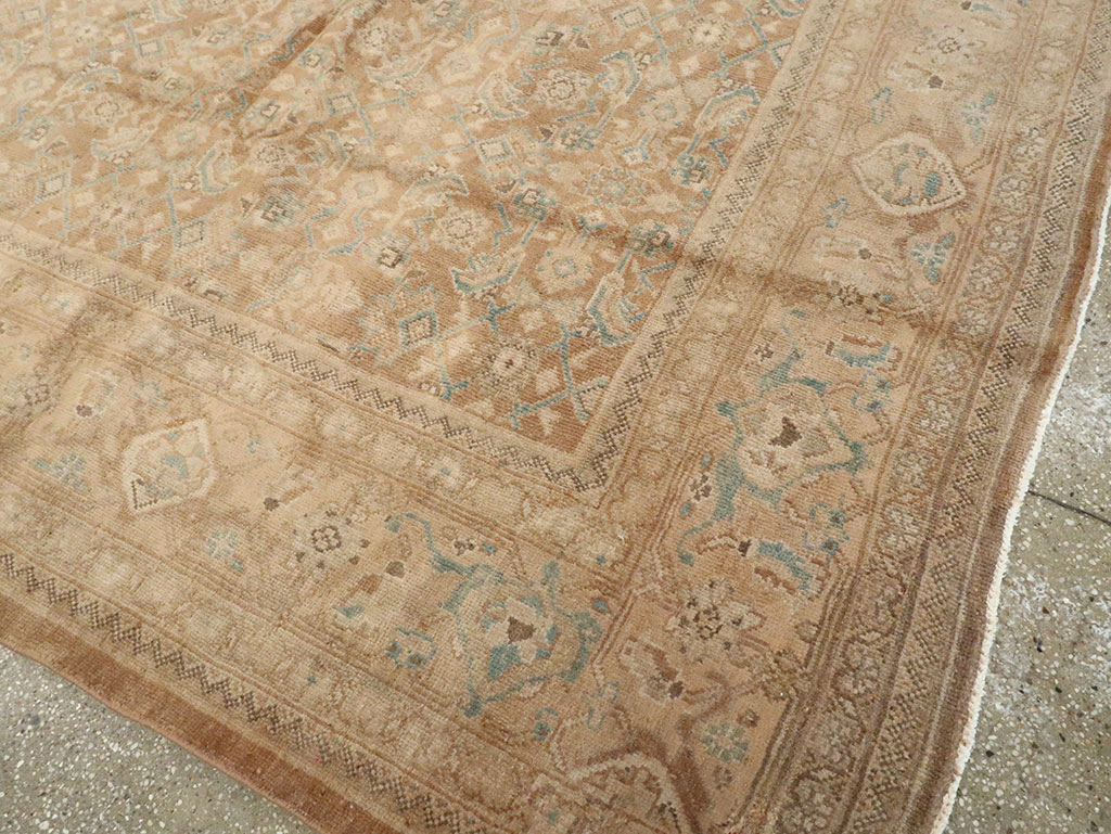 Vintage Persian Mahal Carpet, No.16681 - Staging