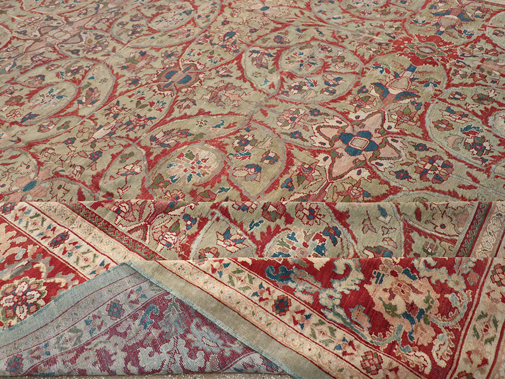 Antique Persian Sultanbad Carpet, No.16722 - Staging