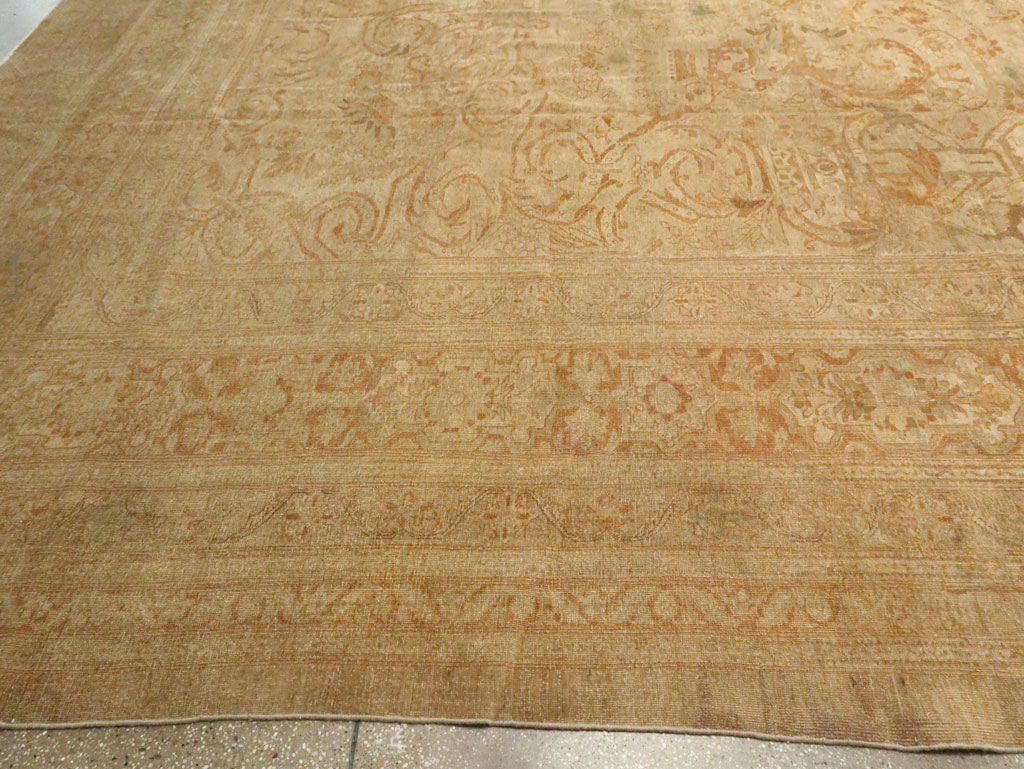 Antique Persian Mashad Carpet, No.16734 - Staging