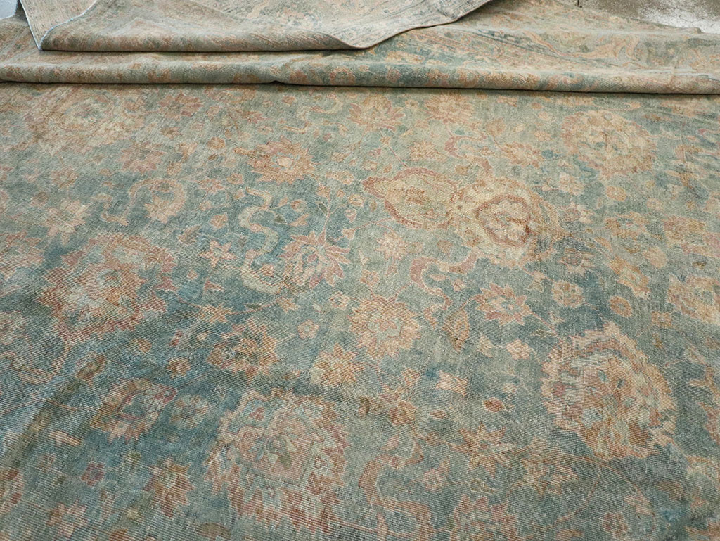 Antique Indian Lahore Carpet, No.16767 - Staging