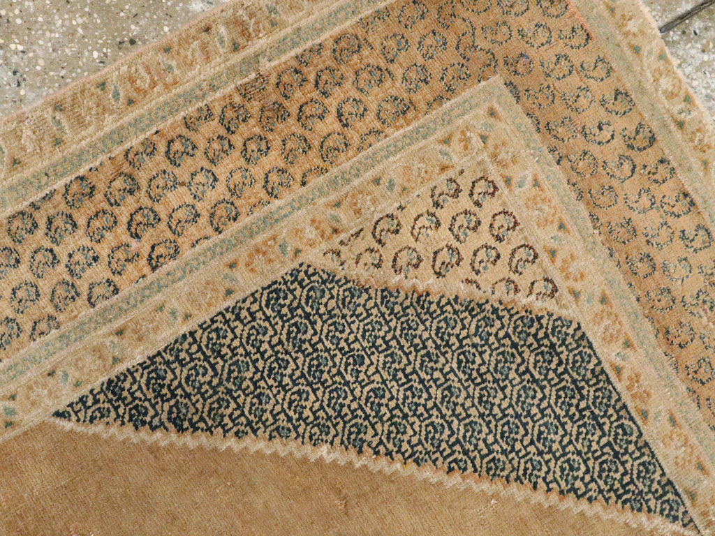 Vintage Persian Tabriz Rug, No.16800 - Staging