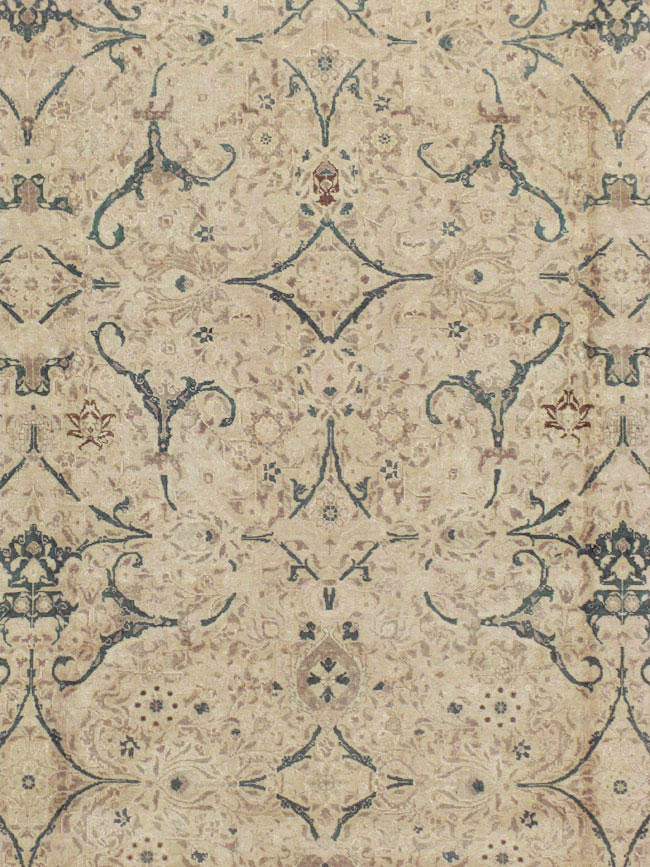 Antique Persian Tabriz Carpet, No.16805 - Staging