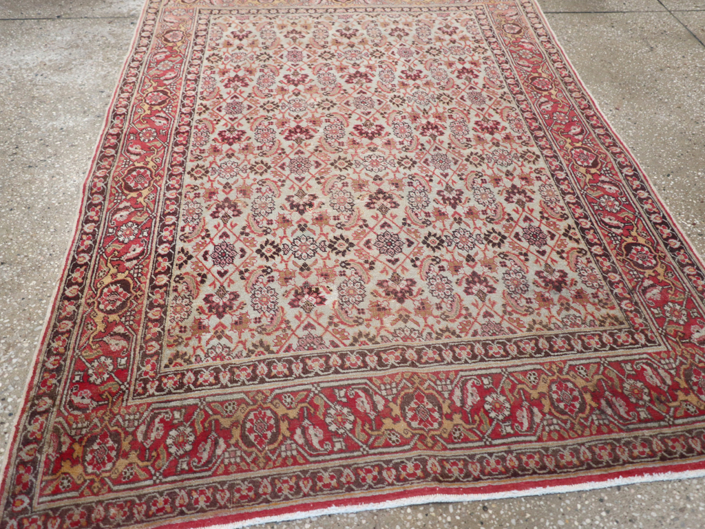 Antique Persian Tabriz Rug, No.16807 - Staging