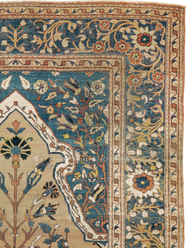 Antique Persian Tabriz Hagi Jalili Rug, No.16811 - Staging