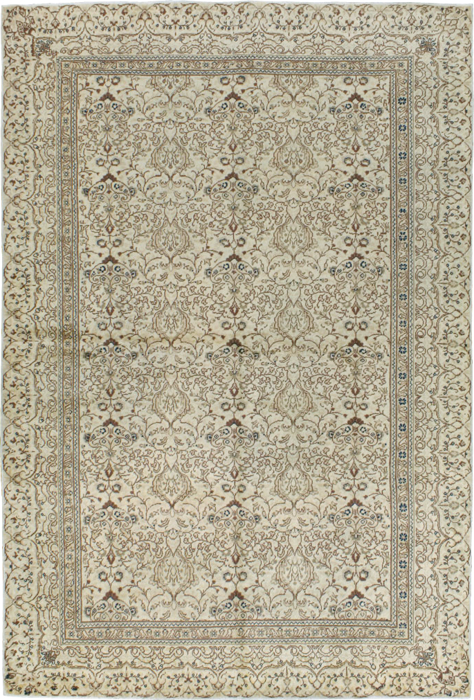 Vintage Turkish Sivas Carpet, No.16818 - Staging