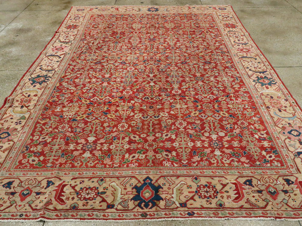 Antique Persian Mahal Carpet, No.16823 - Staging