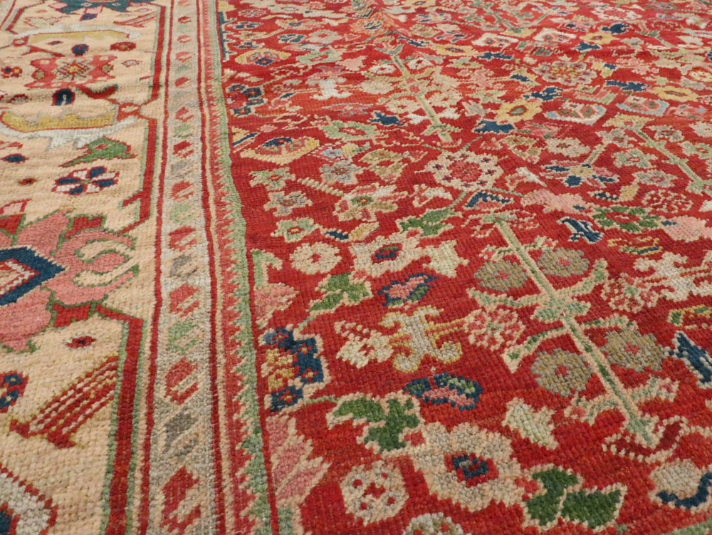 Antique Persian Mahal Carpet, No.16823 - Staging