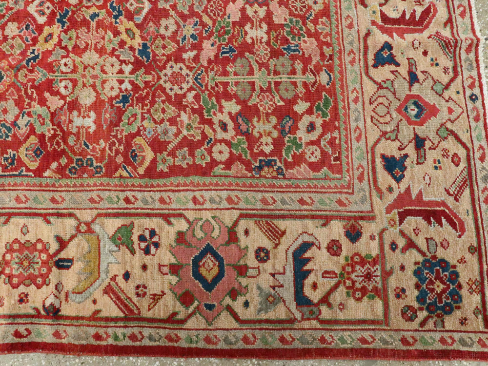 Antique Persian Mahal Carpet, No.16823 - Staging