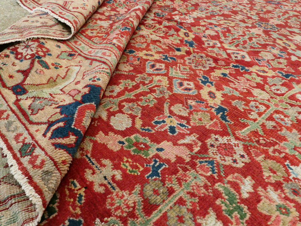 Antique Persian Mahal Carpet, No.16823 - Staging
