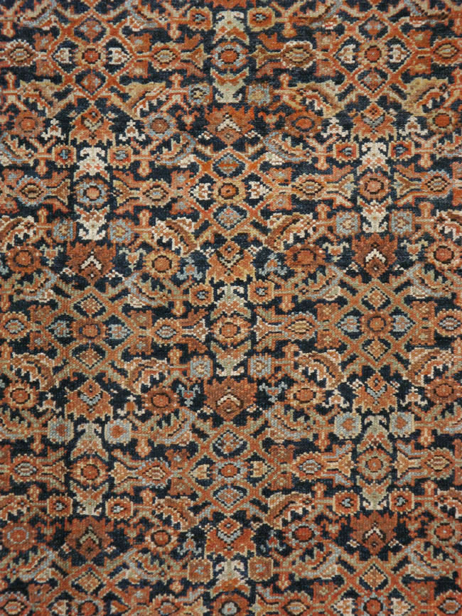 Antique Persian Malayer Carpet, No.16824 - Staging
