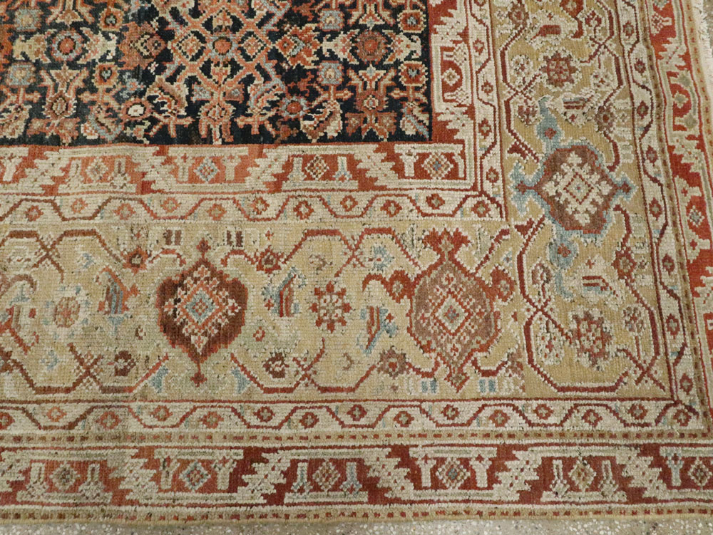 Antique Persian Malayer Carpet, No.16824 - Staging