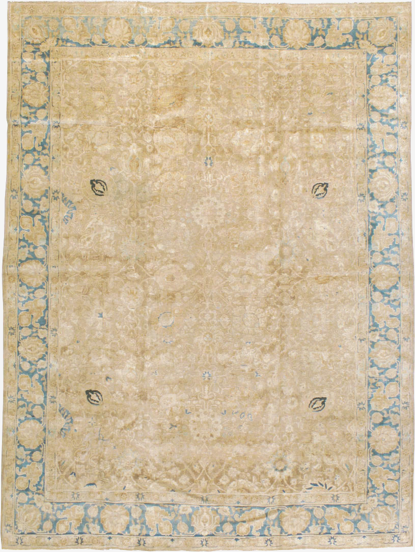 Antique Persian Tabriz Carpet, No.16828 - Staging