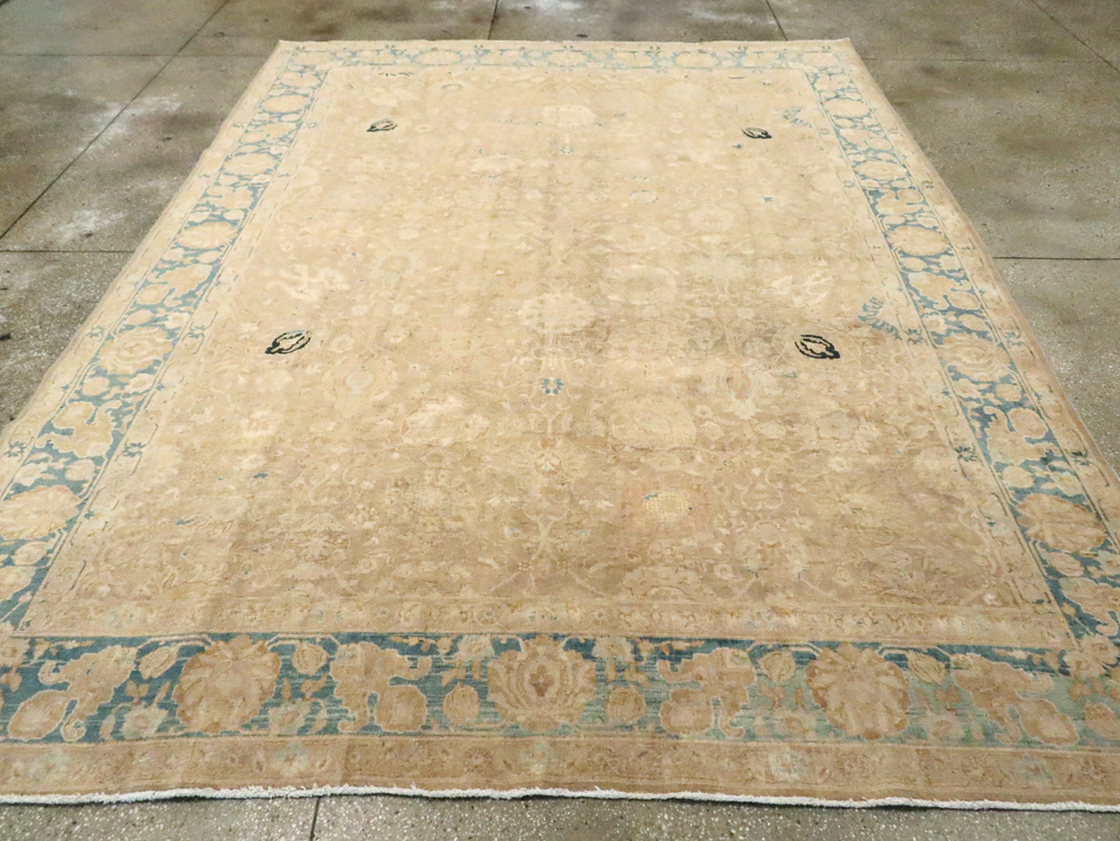Antique Persian Tabriz Carpet, No.16828 - Staging