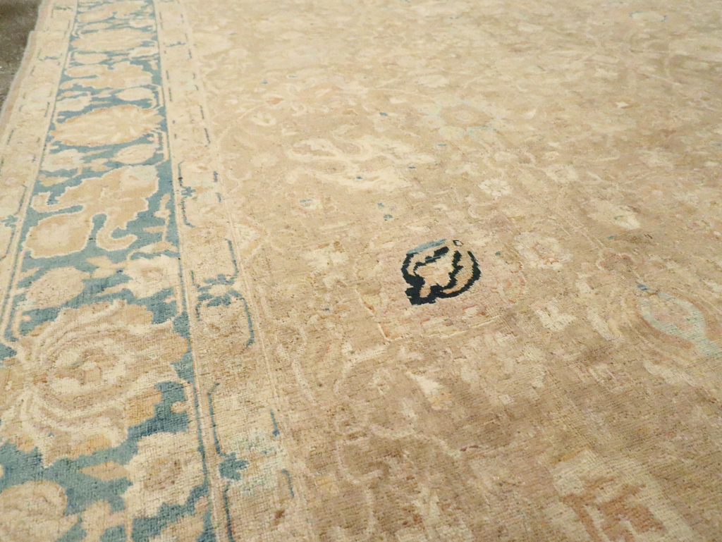 Antique Persian Tabriz Carpet, No.16828 - Staging