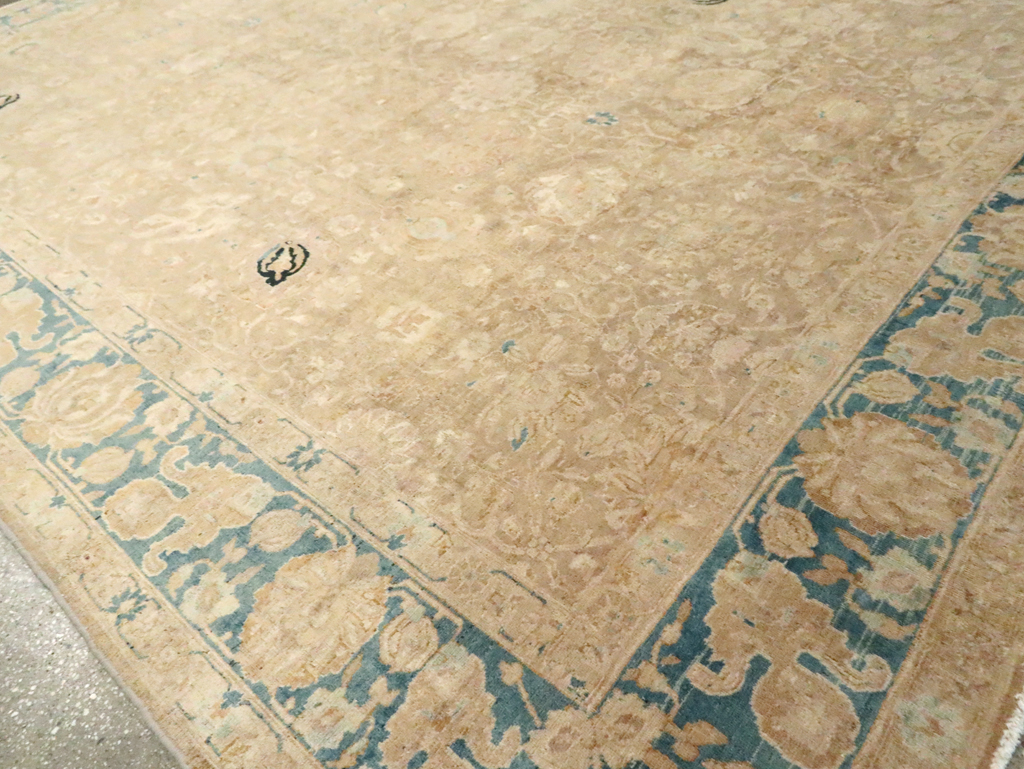 Antique Persian Tabriz Carpet, No.16828 - Staging