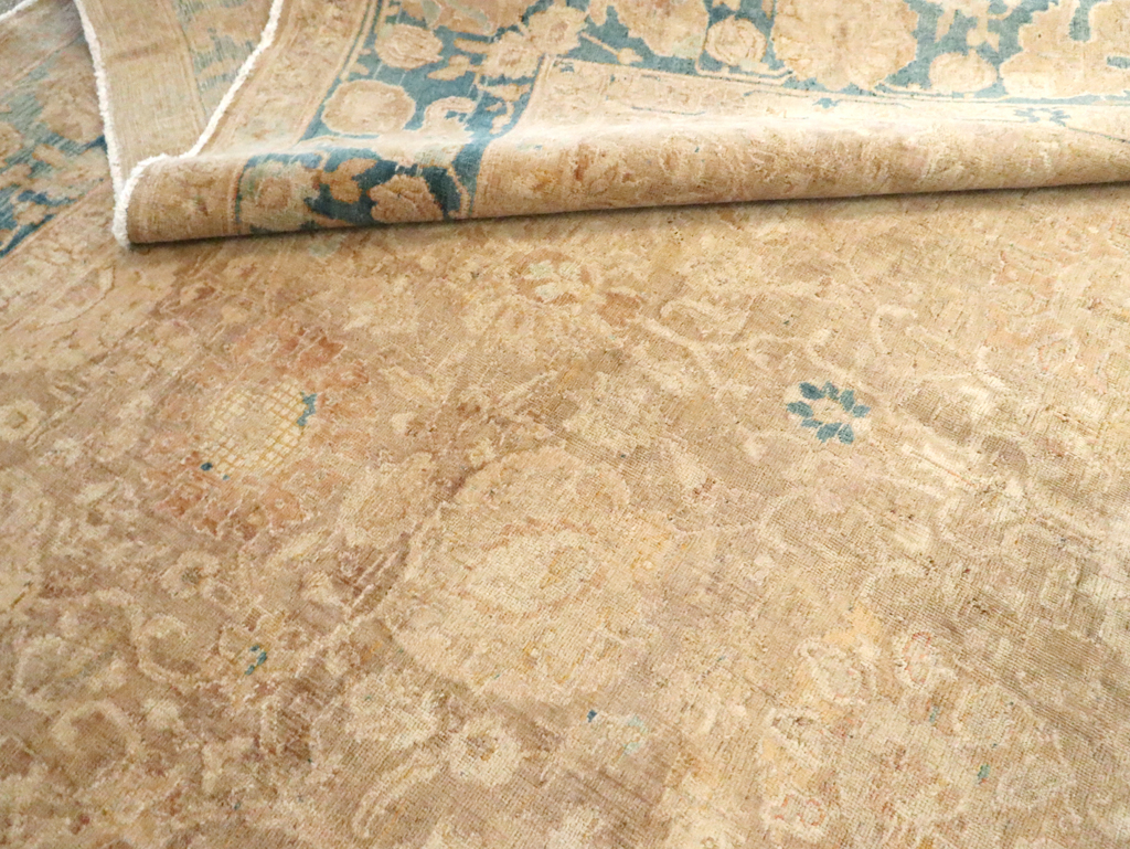 Antique Persian Tabriz Carpet, No.16828 - Staging