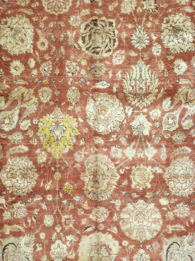 Antique Persian Tabriz Carpet, No.16842 - Staging