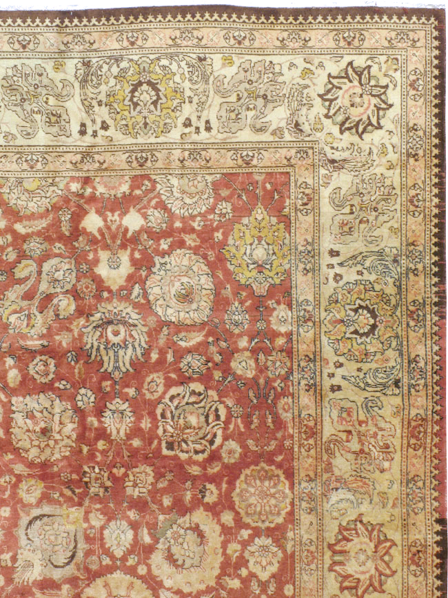 Antique Persian Tabriz Carpet, No.16842 - Staging