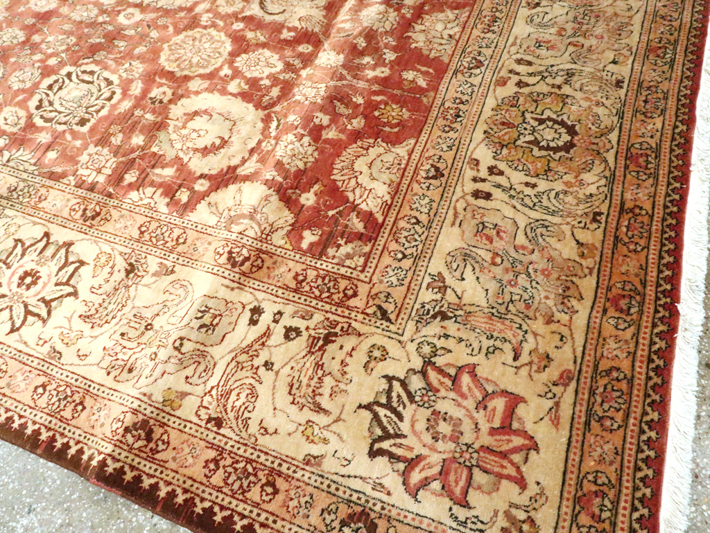 Antique Persian Tabriz Carpet, No.16842 - Staging