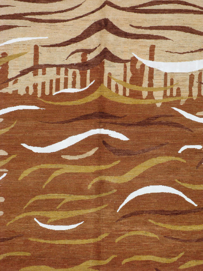 Modern Persian Tabriz Carpet, No.16856 - Staging