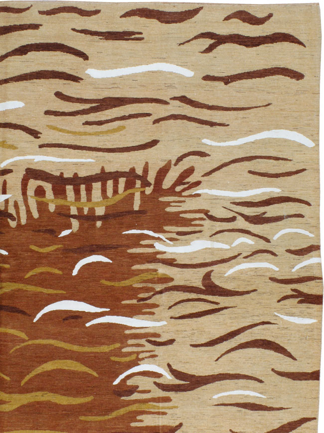 Modern Persian Tabriz Carpet, No.16856 - Staging