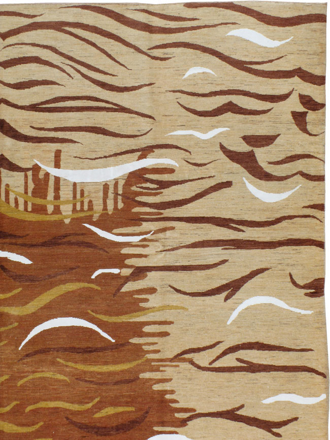 Modern Persian Tabriz Carpet, No.16856 - Staging