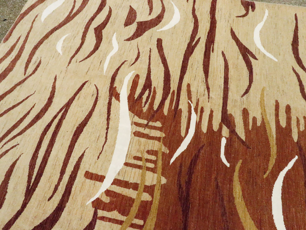 Modern Persian Tabriz Carpet, No.16856 - Staging