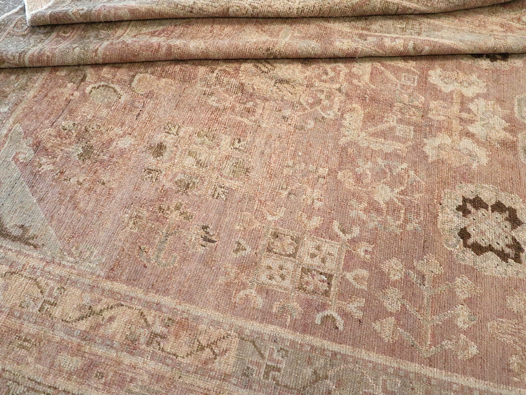 Vintage East Turkestan Khotan Carpet, No.16902 - Staging