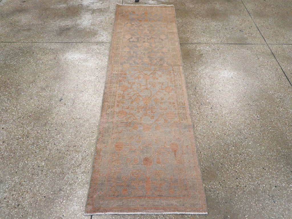 Vintage East Turkestan Khotan Runner, No.16916 - Staging