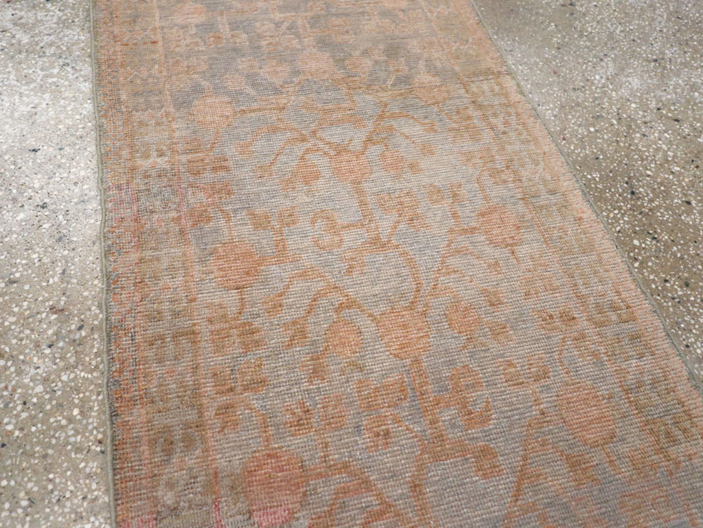 Vintage East Turkestan Khotan Runner, No.16916 - Staging