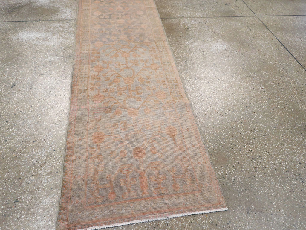 Vintage East Turkestan Khotan Runner, No.16916 - Staging