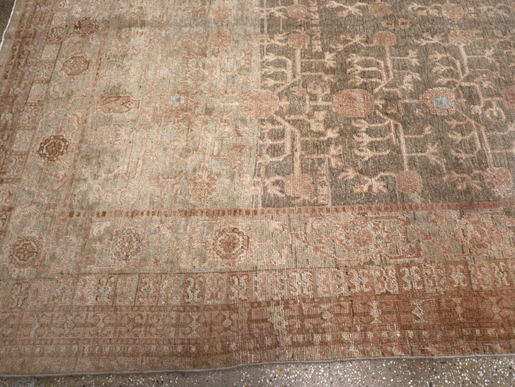 Antique East Turkestan Khotan Wide Gallery Runner, No.16928 - Staging